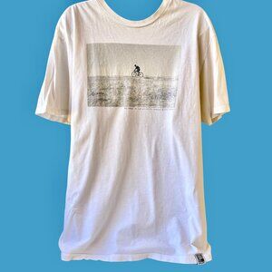 Vans Off The Wall White T-Shirt ART GALLERY Skateboar John Cardiel